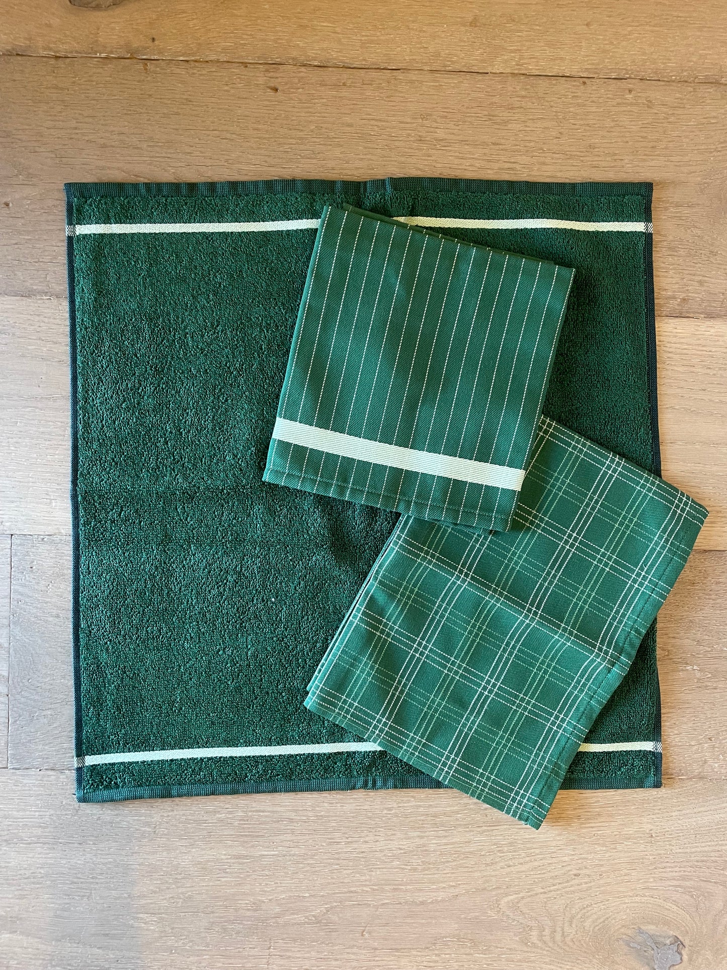 Keukendoeken met 'Huize....' 3 stuks