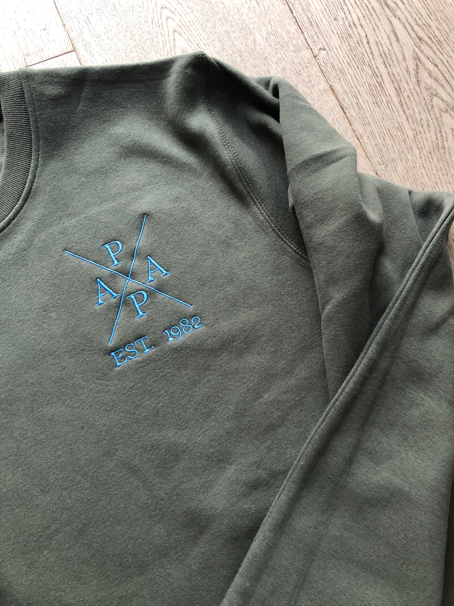 Sweater heren met persoonlijk logo