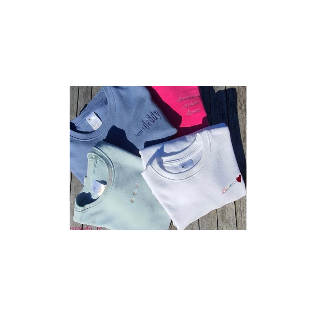 Sweater dames met persoonlijk logo